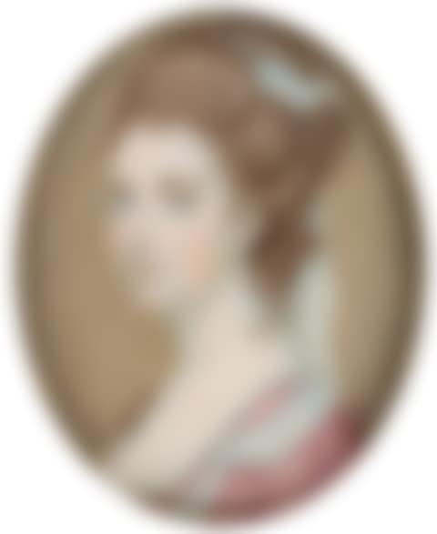 Portrait miniature of a lady wearing a pink dress (preview)