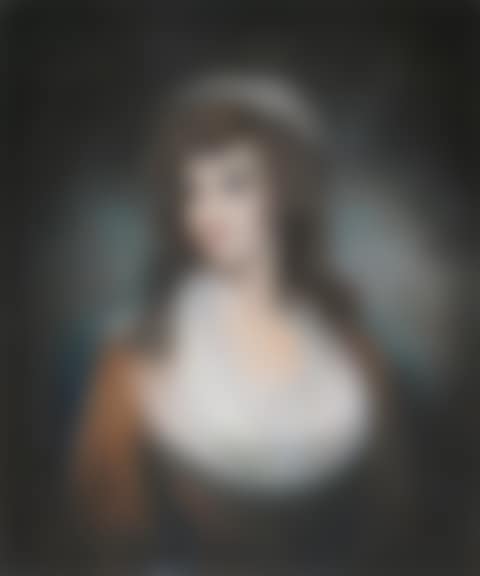 Portrait of a lady in a red dress (preview)