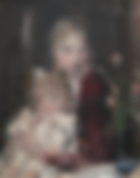 Two sisters in an interior (preview)