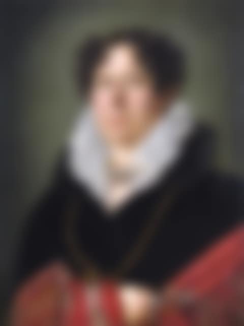 Portrait of a lady wearing a paisley shawl (preview)