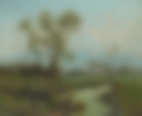 Landscape with a figure by a pond (preview)