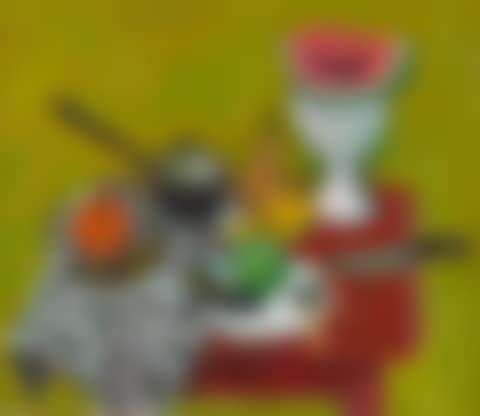 Still life with a slice of watermelon (preview)