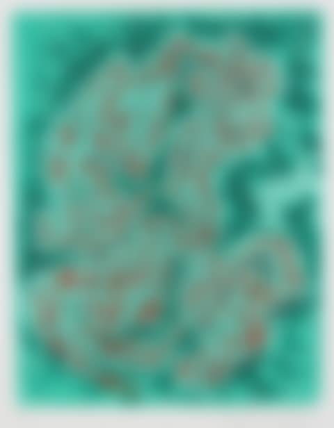 Green abstract; Bird figure (preview)