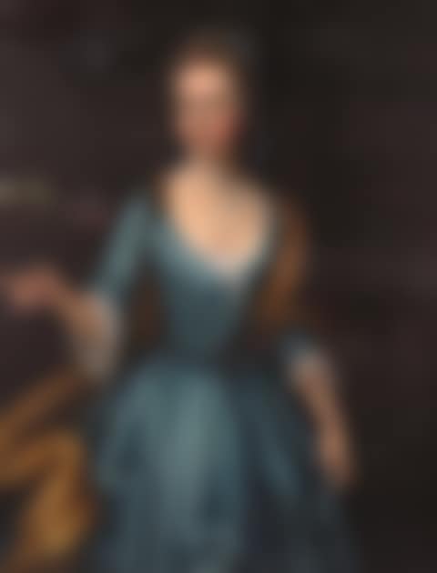 Portrait of a lady with a parrot (preview)