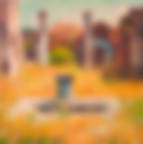 Pompeii, weeds with two columns (preview)