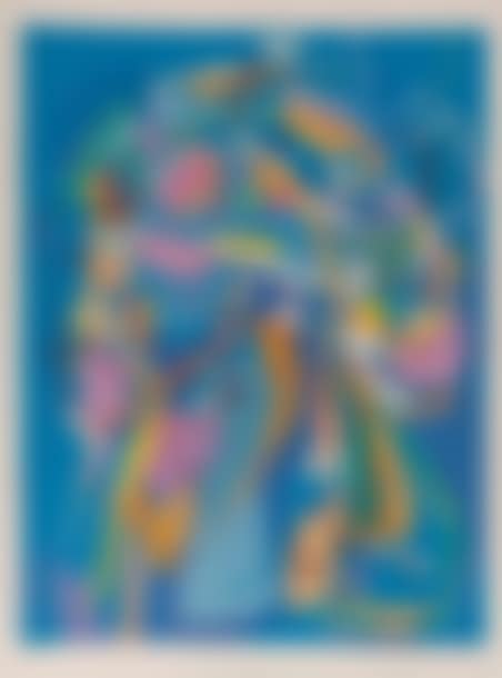 Composition on blue background (preview)