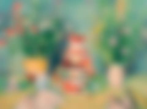 Fruit pyramids with three bouquets (preview)