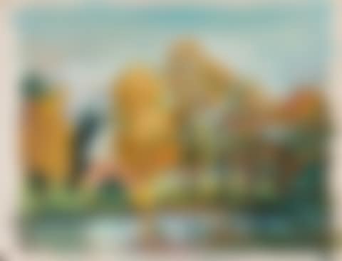 Lot of Three Wooded Landscapes (preview)