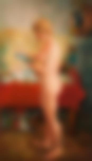 Naked at the red tablecloth (preview)