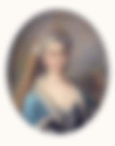 Portrait of a woman with blue fur (preview)
