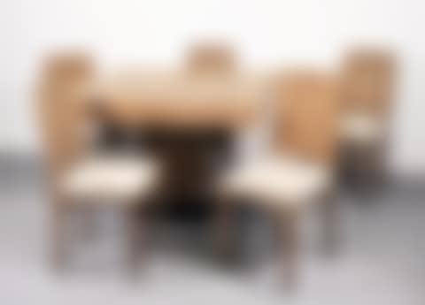 Five chairs, folding table (preview)