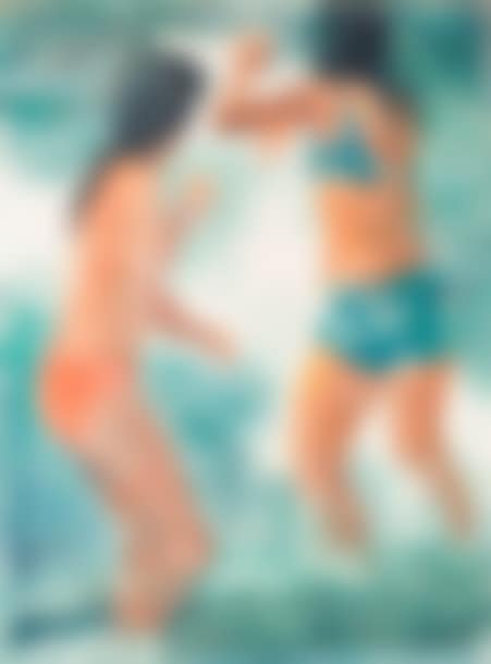 Lot of 8 beach scenes (preview)