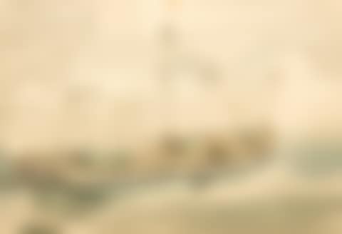 Paddle steamer in front of a bridge (preview)