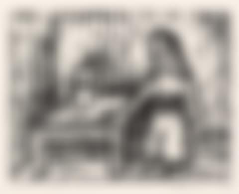 Mujer con una Mesa. (preview)