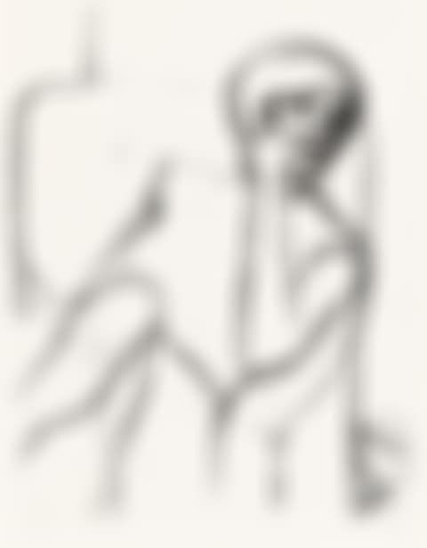 Woman Seated in an Armchair. (preview)