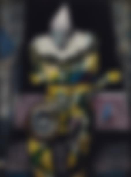 Eglomisé musical clown (preview)