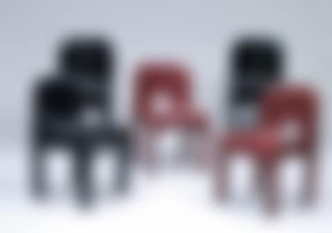 Suite of cinq chaises à assise et dossier (preview)
