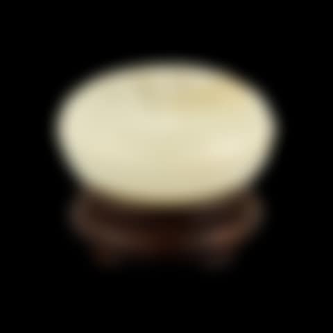 A white jade 'lotus pod' box and cover Qing dynasty, 18th century | 清十八世紀 白玉蓮蓬式蓋盒 (preview)