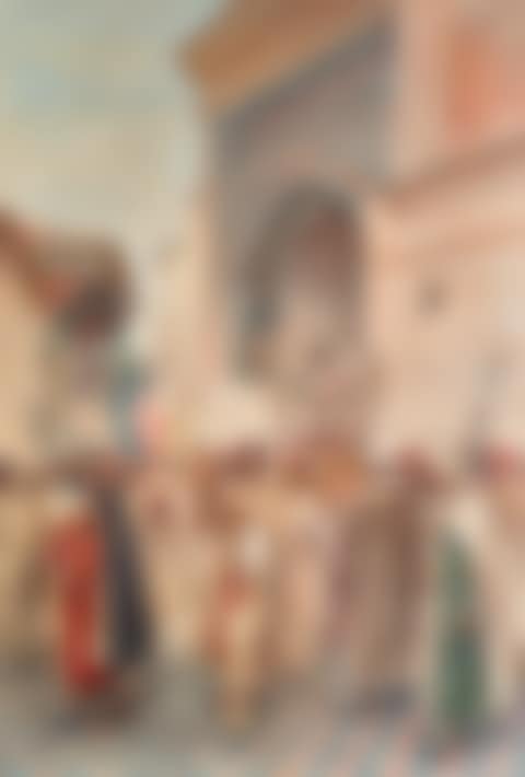 CELEBRATION OUTSIDE THE MOSQUE OF SIDI BOUMEDIENE, TLEMCEN (preview)
