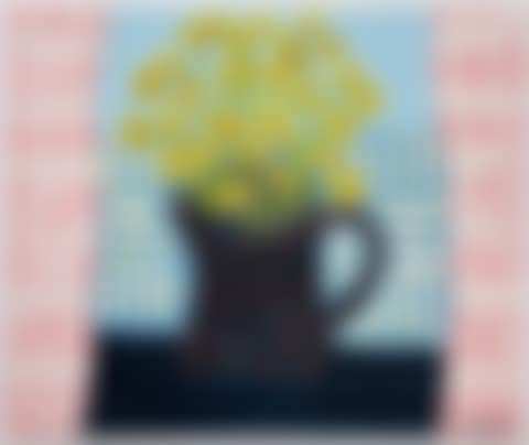 Yellow Flowers In Black Jug (preview)