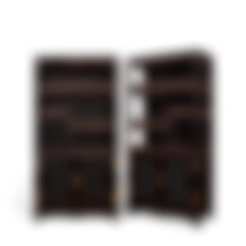 A pair of zitan and blackwood display cabinets (preview)
