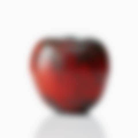 Sculpture in the shape of an apple; A Hans Hedberg faience apple (preview)
