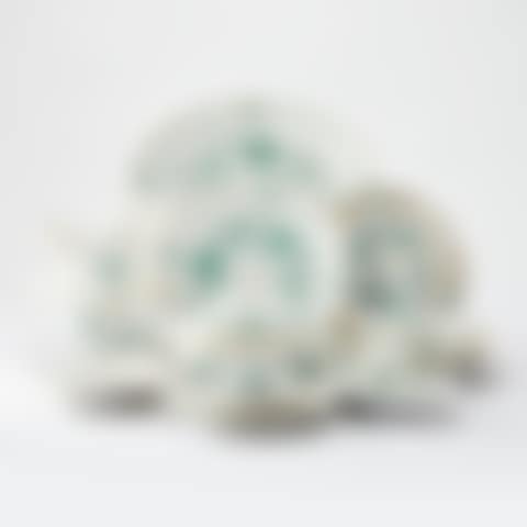 Dining set, 70 pieces "Indishe blumen grün" (preview)