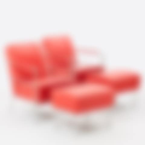 Armchairs with footstool, a pair. "Cinema" (preview)