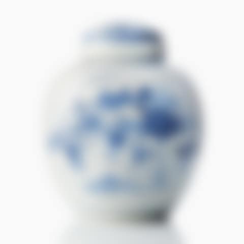 A Chinese Blue and White Ginger Jar and Cover (preview)