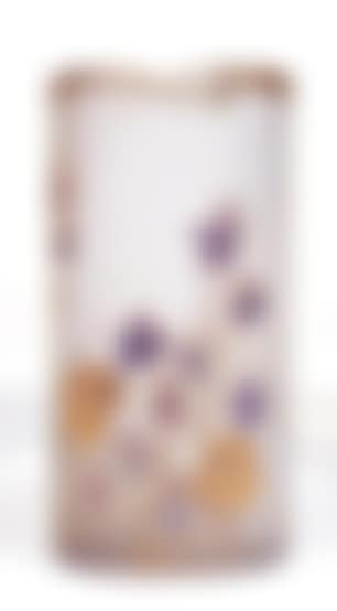 Vase with a cylindrical body of oval section and four-lobed neck (preview)