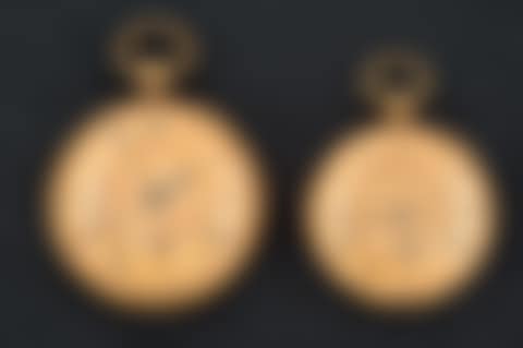 Two pocket watches in gold (preview)