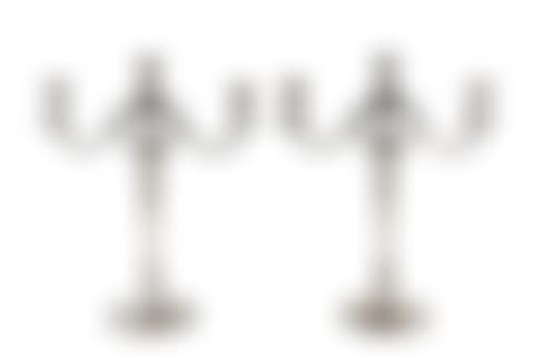 A pair of Italian silver candelabra (preview)