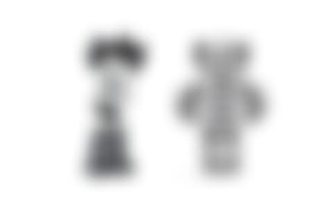 a. Astro Boy (Gray) b. CHUM 400% Kubrick (Silver) (preview)