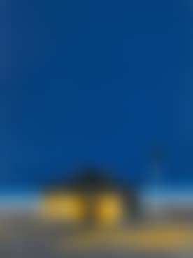 Russian-style station building with blue sky (preview)
