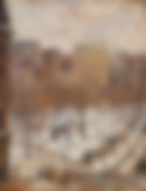 Square in Paris, Snowy weather (preview)