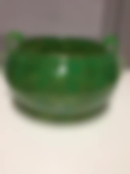 Large bowl with spherical body and two side handles in serpentine body application (preview)