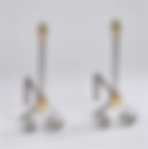 Cast Iron Andirons (preview)