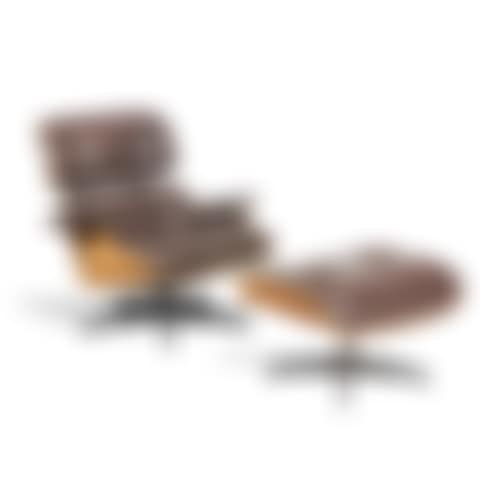 670 Lounge Chair, and 671 Ottoman (preview)