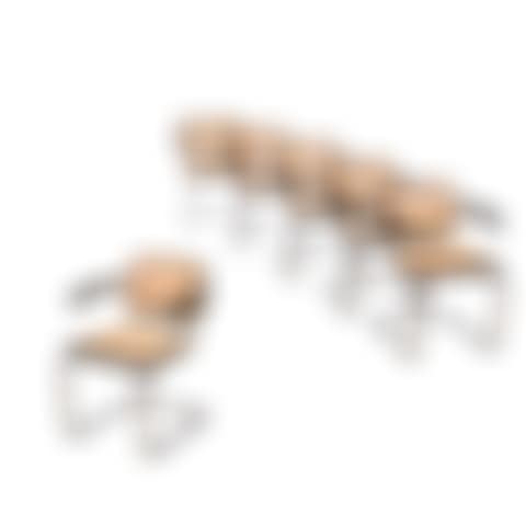 Cesca dining armchairs, set of six (preview)
