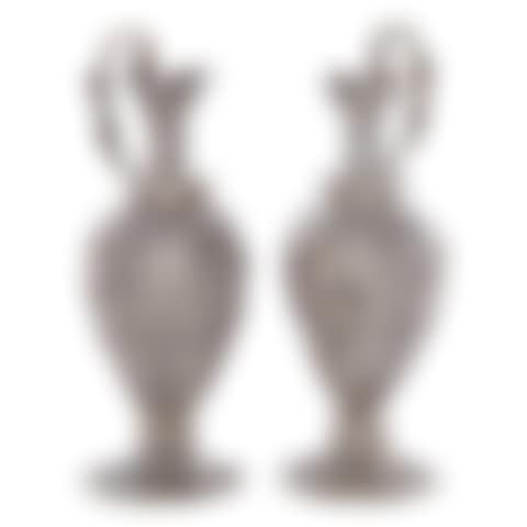 A pair of Dutch silver ewers (preview)