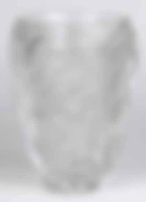 molded clear and frosted glass Martinets vase (preview)