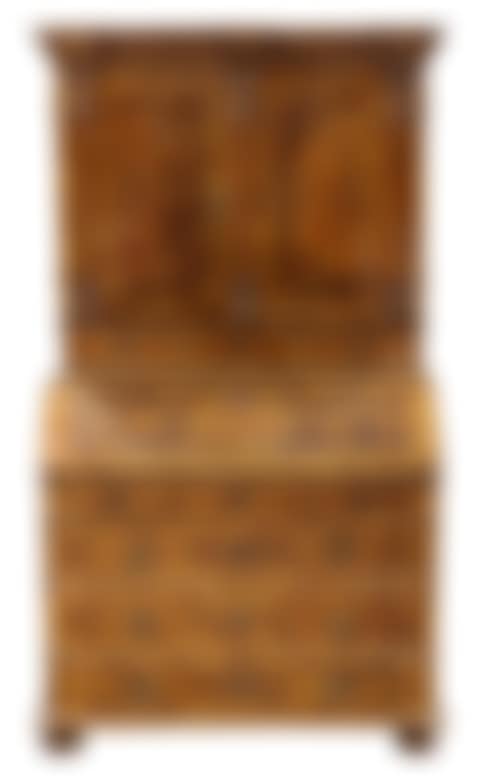 Dutch marquetry decorated secretary (preview)