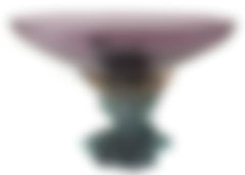 A Daum France pate de verre Bacchus compote (preview)