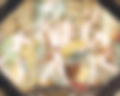 Framed Italian Capodimonte allegorical plaque (preview)