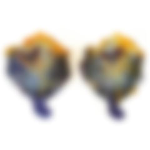 A pair of Daum pate de verre papillion wall lights (preview)