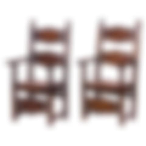 A pair of Italian Lombardo-Venetian walnut chairs (preview)