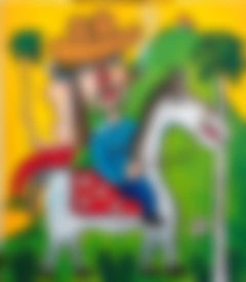 Man and Mermaid on a Donkey (preview)