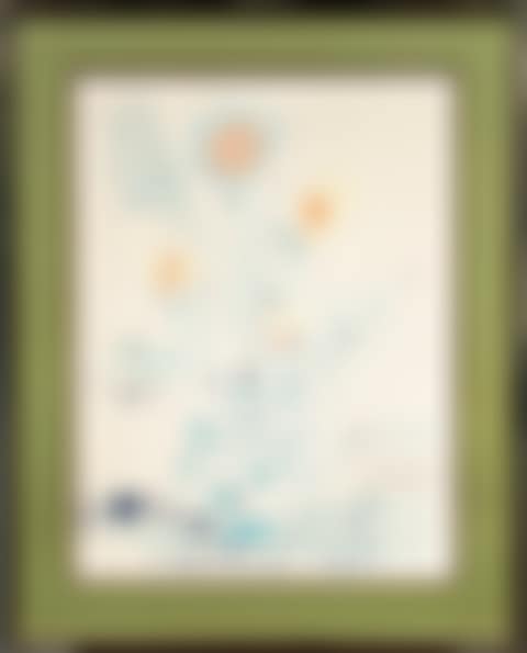 Poster for "Bonne Fete" exhibition, UCLA Art Galleries (preview)