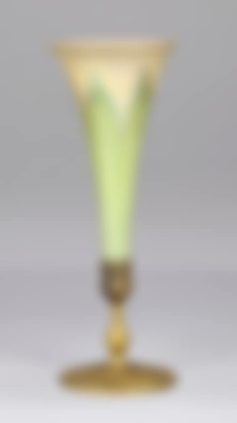 dore bronze and favrile glass vase (preview)
