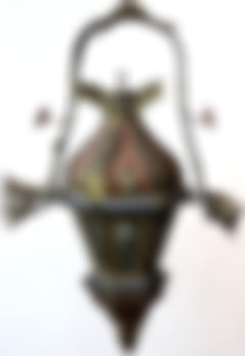 An Italian, possibly Venetian, tole decorated lantern (preview)